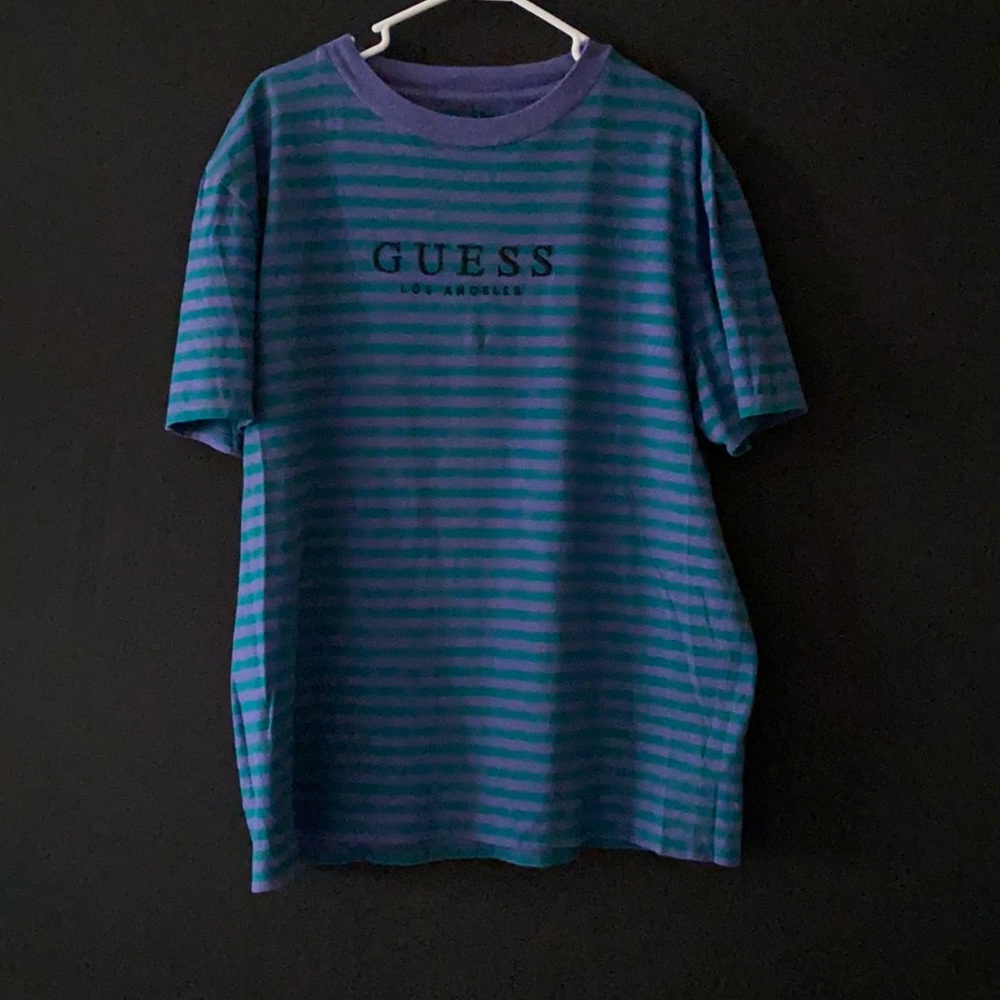 GUESS Robertson Stripe Tee. lightly worn.